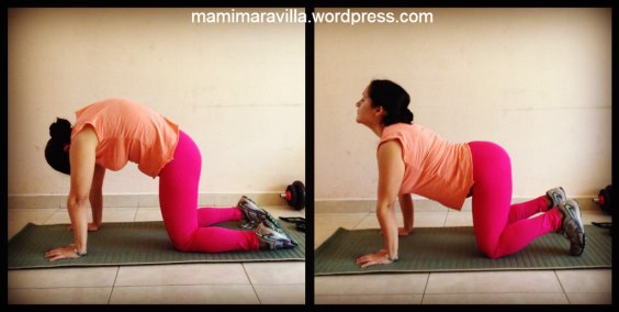 pose de yoga para ayudar a la plancha abdominal